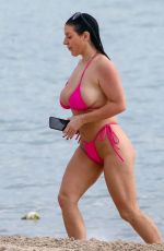 ANGELA WHITE in Bikini at a Beach in Miami 10/11/2021