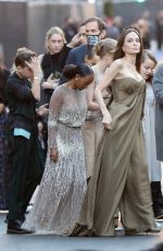 ANGELINA JOLIE Arrives at Externals Premiere at El Capitan Theatre in Hollywood 10/18/2021