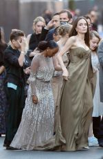 ANGELINA JOLIE Arrives at Externals Premiere at El Capitan Theatre in Hollywood 10/18/2021