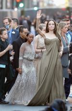 ANGELINA JOLIE Arrives at Externals Premiere at El Capitan Theatre in Hollywood 10/18/2021