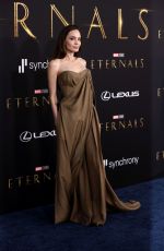 ANGELINA JOLIE at Eternals Premiere in Los Angeles 10/18/2021