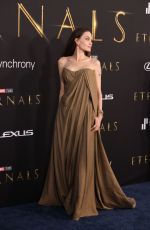 ANGELINA JOLIE at Eternals Premiere in Los Angeles 10/18/2021