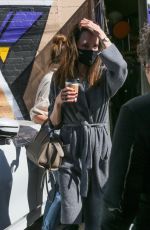 ANGELINA JOLIE at Vintage Clothing Store in Fairfax District of Los Angeles 10/12/2021