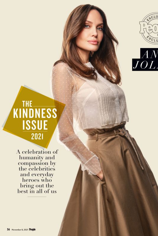 ANGELINA JOLIE in People Magazine, November 2021 Issue