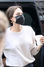 ANGELINA JOLIE Out Shopping in Central London 10/28/2021