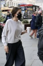 ANGELINA JOLIE Out Shopping in Central London 10/28/2021