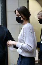ANGELINA JOLIE Out Shopping in Central London 10/28/2021