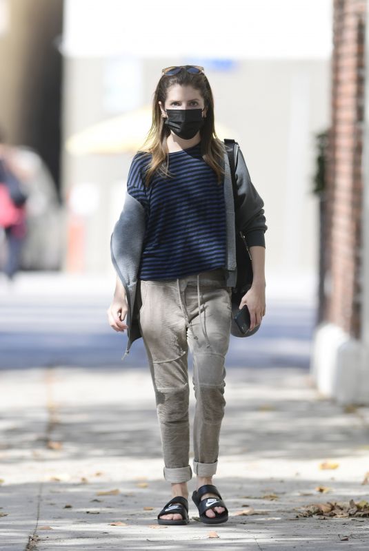 ANNA KENDRICK Out and About in Los Angeles 10/06/2021