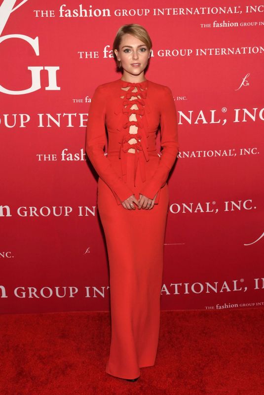ANNASOPHIA ROBB at Fashion Group International Night of Stars Gala in New York 10/13/2021