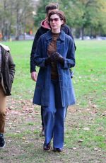 ANNE HATHAWAY on the Set of Armageddon Time in New York 10/27/2021