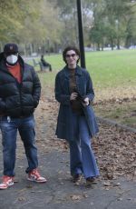 ANNE HATHAWAY on the Set of Armageddon Time in New York 10/27/2021