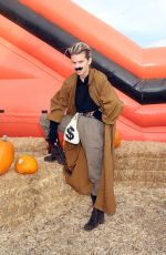 ANNLYNNE and RACHEL MCCORD at a Pumpkin Patch in Las Vegas 10/24/2021