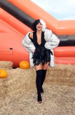ANNLYNNE and RACHEL MCCORD at a Pumpkin Patch in Las Vegas 10/24/2021