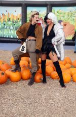 ANNLYNNE and RACHEL MCCORD at a Pumpkin Patch in Las Vegas 10/24/2021