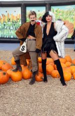 ANNLYNNE and RACHEL MCCORD at a Pumpkin Patch in Las Vegas 10/24/2021