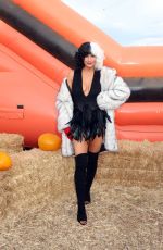 ANNLYNNE and RACHEL MCCORD at a Pumpkin Patch in Las Vegas 10/24/2021