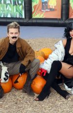 ANNLYNNE and RACHEL MCCORD at a Pumpkin Patch in Las Vegas 10/24/2021