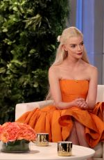 ANYA TAYLOR-JOY at Ellen Degeneres Show 10/26/2021