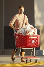 APRIL LOVE GEARY Out Shopping at Target in Woodland Hills 10/18/2021
