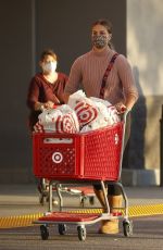 APRIL LOVE GEARY Out Shopping at Target in Woodland Hills 10/18/2021