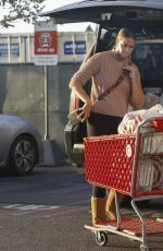 APRIL LOVE GEARY Out Shopping at Target in Woodland Hills 10/18/2021