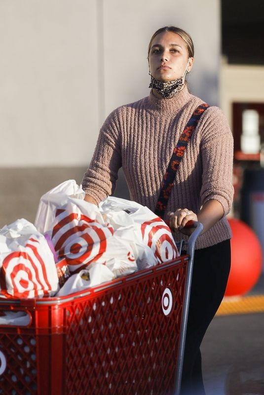 APRIL LOVE GEARY Out Shopping at Target in Woodland Hills 10/18/2021