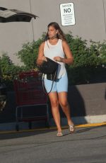 APRIL LOVE GEARY Shopping at Target in Los Angeles 10/06/2021