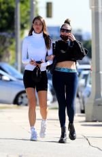 ASHLEY BENSON Leaves Morning Workout Session in Los Angeles 10/29/2021