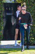 ASHLEY BENSON Leaves Morning Workout Session in Los Angeles 10/29/2021