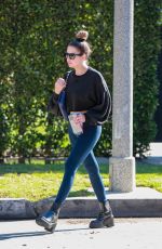 ASHLEY BENSON Leaves Morning Workout Session in Los Angeles 10/29/2021