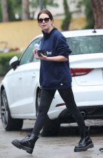 ASHLEY BENSON Leaves Pilates Class in West Hollywood 10/25/2021