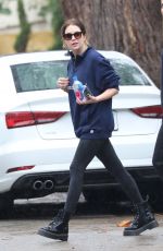 ASHLEY BENSON Leaves Pilates Class in West Hollywood 10/25/2021