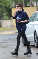 ASHLEY BENSON Leaves Pilates Class in West Hollywood 10/25/2021