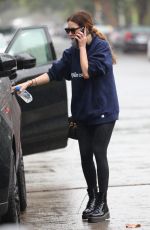 ASHLEY BENSON Leaves Pilates Class in West Hollywood 10/25/2021