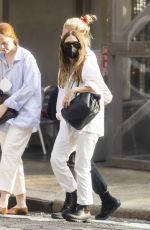ASHLEY OLSEN Out for Lunch with Friends in New York 10/03/2021