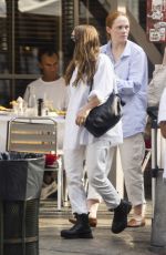 ASHLEY OLSEN Out for Lunch with Friends in New York 10/03/2021