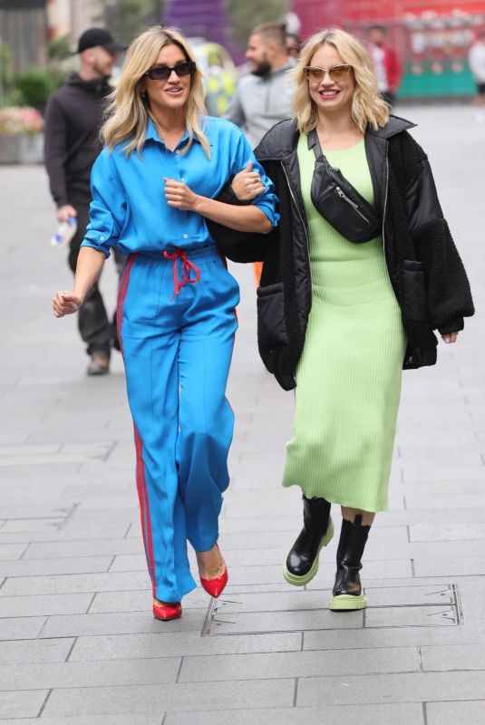 ASHLEY ROBERTS and KIMBERLY WYATT Out in London 10/11/2021