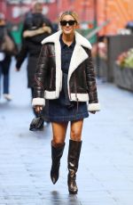 ASHLEY ROBERTS Arrives at Global Radio in London 10/04/2021