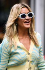 ASHLEY ROBERTS Arrives at Global Radio in London 10/08/2021