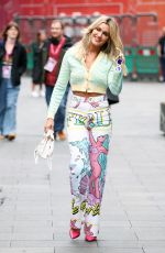 ASHLEY ROBERTS Arrives at Global Radio in London 10/08/2021