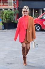 ASHLEY ROBERTS Arrives at Global Radio in London 10/13/2021