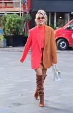 ASHLEY ROBERTS Arrives at Global Radio in London 10/13/2021