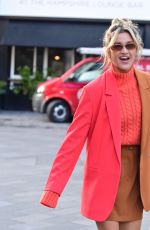 ASHLEY ROBERTS Arrives at Global Radio in London 10/13/2021