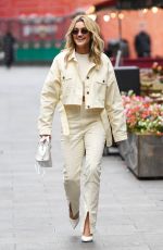 ASHLEY ROBERTS Arrives at Global Radio Studios in London 10/12/2021