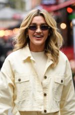 ASHLEY ROBERTS Arrives at Global Radio Studios in London 10/12/2021