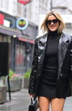 ASHLEY ROBERTS Arrives at Global Radio Studios in London 10/18/2021