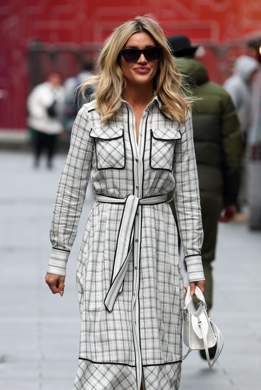 ASHLEY ROBERTS at Global Radio in London 10/21/2021