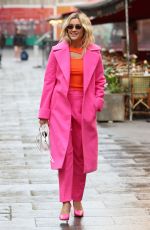 ASHLEY ROBERTS at Global Radio Studios in London 10/25/2021