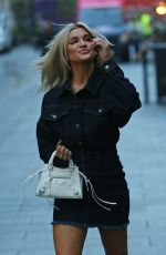 ASHLEY ROBERTS at Global Radio Studios in London 10/28/2021