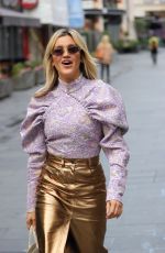 ASHLEY ROBERTS at Heart Radio in London 10/20/2021